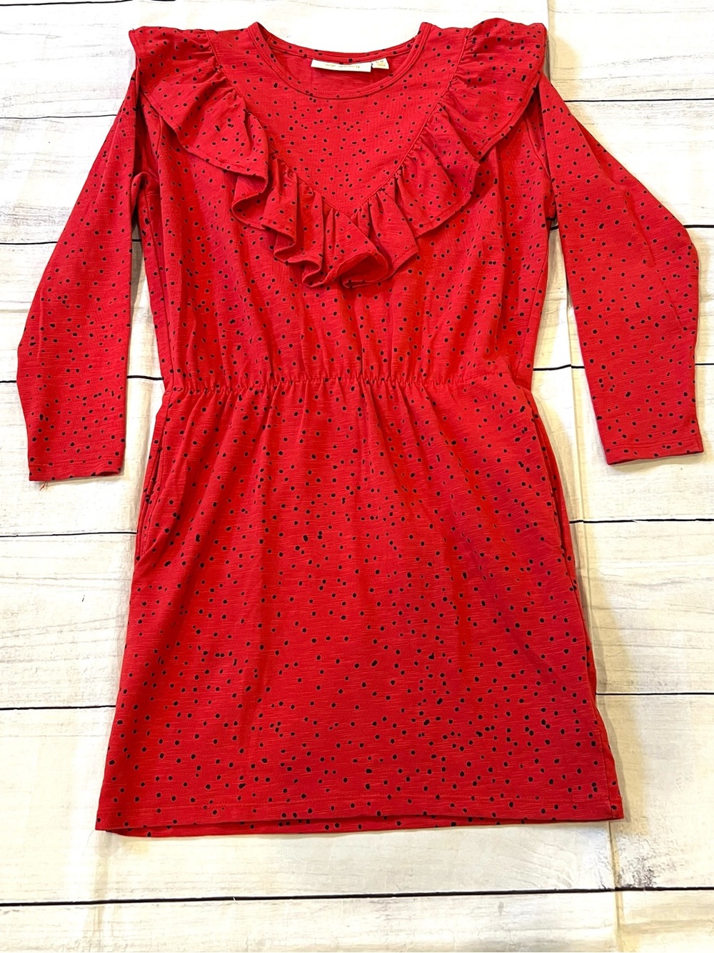 Soft Gallery Red Mini Dots Dress